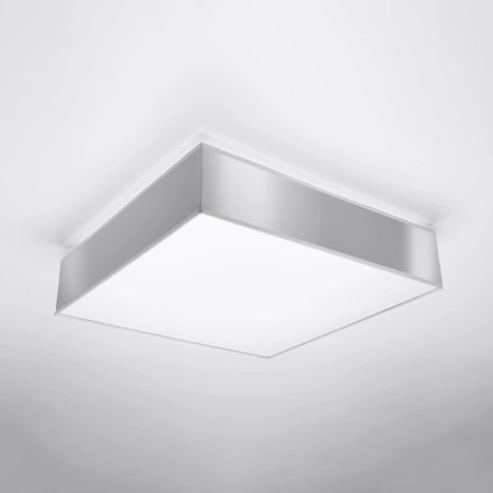 LED stropní svítidlo Plafond HORUS 3xE27 Čtvercové svítidlo 45cm šedé SOLLUX