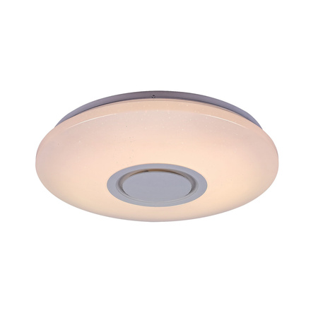 Plafond LED stropní světlo Intelligent 24W 1800lm 2700-6500K CCT Loudspeaker White Modern Rodion 3509 Rabalux