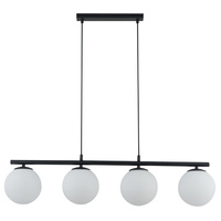 Lustr MAXI Závěsné stropní svítidlo černobílé Classic 4xE27 3480 TK Lighting