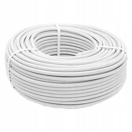 Drátový kabel YTDY 6x0.5mm Interkom Alarm Bílý 1m ELEKTROKABEL