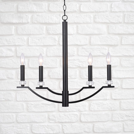 HIMS Lustrová závěsná stropní lampa 4xE14 120cm - GOLDLUX (Polux)