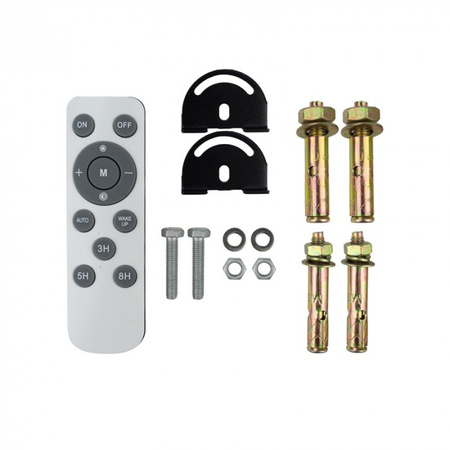 LED reflektor Solar Reflector 200W 1400lm 4000K Neutral IP65 se soumrakovým senzorem + dálkové ovládání Ecolight