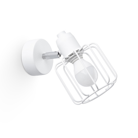 Nástěnné svítidlo BELUCI 1 E14 Bílá Moderní SOLLUX