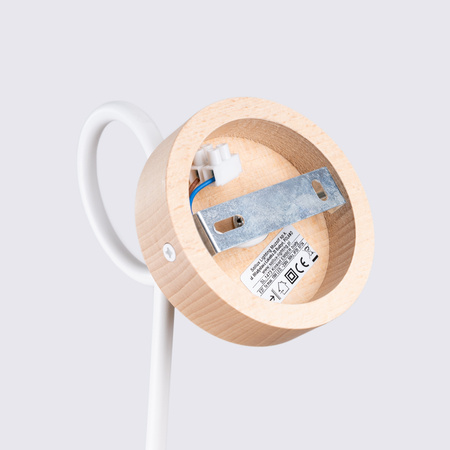 Nástěnné svítidlo E27 Natural Wood White Ember Peach Puff SL.1473 Sollux