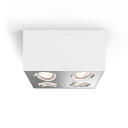 LED halogenové svítidlo pro povrchovou montáž 4x 4,5W BOX Moving white PHILIPS