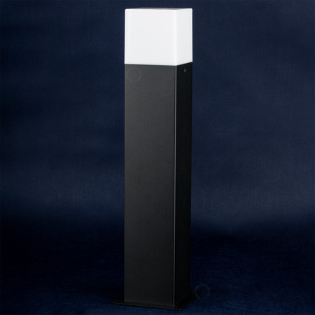 LED zahradní lampa E27 NEW YORK TUBA tyč 44cm grafitová - GOLDLUX (Polux)