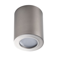 Stropní svítidlo Spot Tuba LED Halogen GU10 Round Nickel IP44 Sani Kanlux