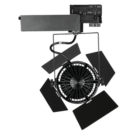 LED reflektor 33W 5000K černý Samsung Chip VT-433 V-TAC - 5 let záruka