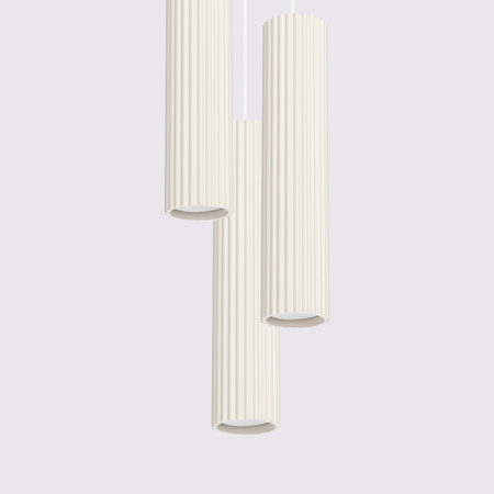 Stropní závěsné svítidlo Tuba Spot 3x GU10 Beige Carbon Deep Space SL.1595 Sollux