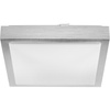 Stropní svítidlo LED Plafond 2x E27 s mikrovlnným senzorem SOLEN square silver