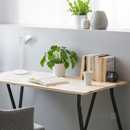 Stolní lampa LED 3,5 W 220 lm CCT 120° dobíjecí bílá IP54 Lizbona Kobi