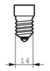 LED žárovka E14 NR50 4,3W = 60W 320lm 2700K teplá bílá 36° PHILIPS