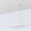 SOFT Závěsné svítidlo 7547 Nowodvorski White 2xLED Tube T8 Ceiling 90x6 Modern