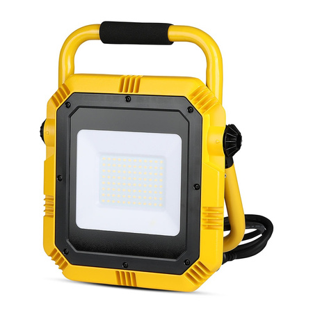 Reflektor LED 50W 4000lm 4000K IP44 Black+Yellow Samsung Chip VT-51 V-TAC