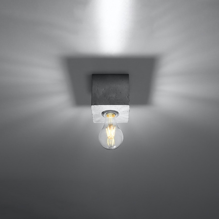 Svítidlo pro povrchovou montáž ARIZ E27 Spot Cube Grey SOLLUX