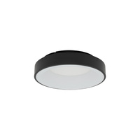 Plafond Stropní svítidlo LED Svítidlo pro povrchovou montáž 32W 2600lm 3000K Warm Black NIKKI ROUND LED 11206 Nowodvorski