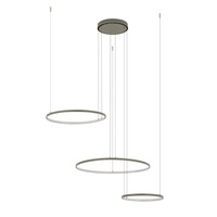 LED závěsné stropní svítidlo 45W 1600lm 3000K Warm Olive Modern CIRCOLO LED 11398 Nowodvorski