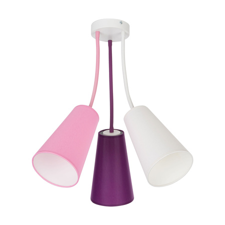 WIRE KIDS Dětský pestrobarevný lustr Moderní 3xE27 1711 TK Lighting stropní svítidlo