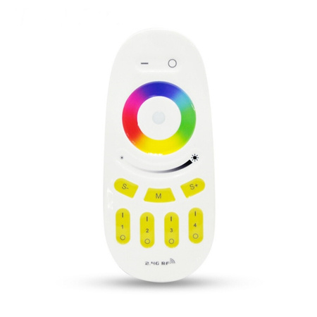 RGB LED RGB+W rádiový dálkový ovladač 4 ZÓNY Wi-Fi TOUCH Mi-Light - FUT096