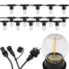 Venkovní zahradní girlanda světelný řetěz 15m 15xE27 LED 1.3W