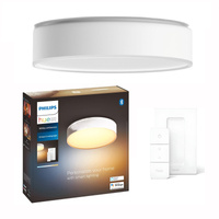 LED stropní plafon Enrave White 9,5W 26cm CCT PHILIPS HUE Bluetooth + stmívač