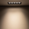 Stropní svítidlo LED 20W 1800lm 3000K Warm Black MIDI RECESSED 10062 Nowodvorski