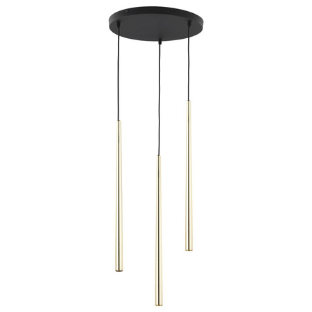 PIANO GOLD Závěsný lustr Icicles Black and Gold Modern 3xG9 6421 TK Lighting