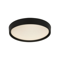 Plafond LED stropní světlo Povrchová montáž 40W CCT RGB Stmívatelné Dálkové ovládání Časovač Černá Moderní Achilles Rabalux