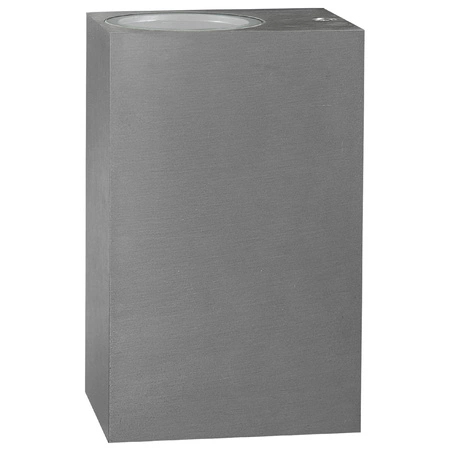 Nahoru a dolů LED zahradní nástěnné svítidlo 2xGU10 BOSTON GOLDLUX (Polux) RECTANGULAR SATIN