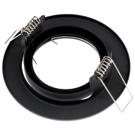 Halogenová Podhledové svítidlo GU10, MR16 Nastavitelná Kulatá Grafitový Plech LUMILED