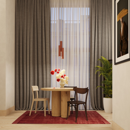 Stropní závěsné svítidlo Tuba Spot 3x GU10 Ochre Red Lagos Ocean Green SL.1492 Sollux