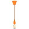Závěsné svítidlo E27 Silikonové stínítko oranžové VT-7228 V-TAC
