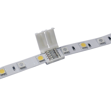 Konektor pro RGBW LED pásky pevný 5pin 10mm bílý Sanico Goldlux