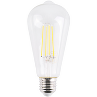 LED žárovka ST64 E27 7,5W 1055lm 4000lm Neutrální 280° vlákno Sanico Goldlux