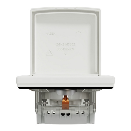 Jednoduchá zásuvka s rámečkem IP44 Jednoduchá zásuvka s klapkou SCHNEIDER ASFORA