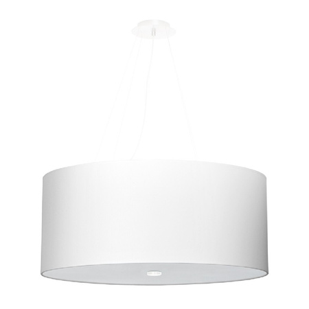 LED závěsné stropní svítidlo OTTO 5xE27 Lustr 60cm bílý SOLLUX