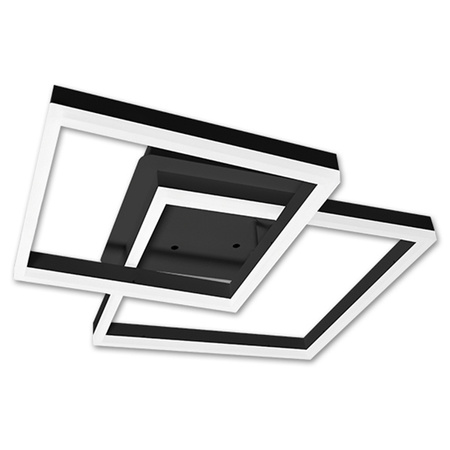 LED lustrová stropní lampa 70W CCT GALAXIS HERCULES černá + dálkové ovládání