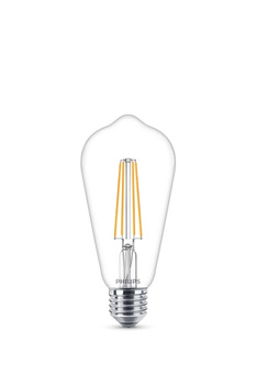 Edison E27 ST64 LED žárovka 4.3W = 40W 470lm 2700K Teplá bílá vlákno PHILIPS