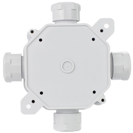 Hermetická instalační krabice pro povrchovou montáž PG16 75x75x33mm Splitter s tlumivkami Šedá PAWBOL