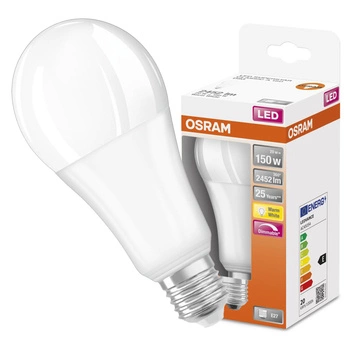 LED žárovka E27 A60 20W = 150W 2452lm 2700K Teplá bílá 200° OSRAM SUPERSTAR Stmívatelné