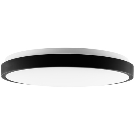 Stropní LED plafón s povrchovou montáží 36W 4000K CELIS Round IP44 Black Ring ALS LUMILED