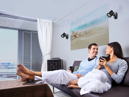 Nástěnné svítidlo Stropní svítidlo Nastavitelné LED GU10 Round Black Laurin Kanlux