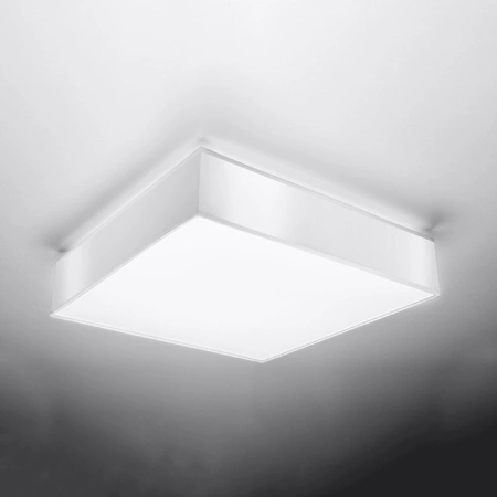Svítidlo pro povrchovou montáž HORUS 3xE27 Plafond Square 45cm Modern White SOLLUX