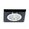 Zápustná montáž GU10 Halogenové zapuštěné bodové pletivo Black Square Kobi