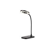 Stolní lampa na noční stolek 5W 210lm 2700-6000K CCT stmívatelná černá Moderní Hardin Rabalux