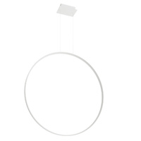LED závěsné stropní svítidlo RIO 70W 4000K Overhang Round 110cm White SOLLUX