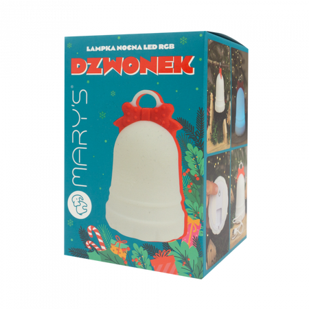 Dětské LED noční světlo 1W 3000K Warm + Multicolour RGB dobíjecí 1000mAh White MARY'S TALKER