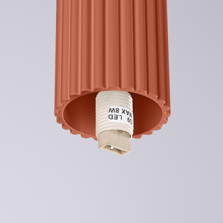 Koupelnové stropní svítidlo G9 Round Red Moderní matné IP44 Halo Sollux