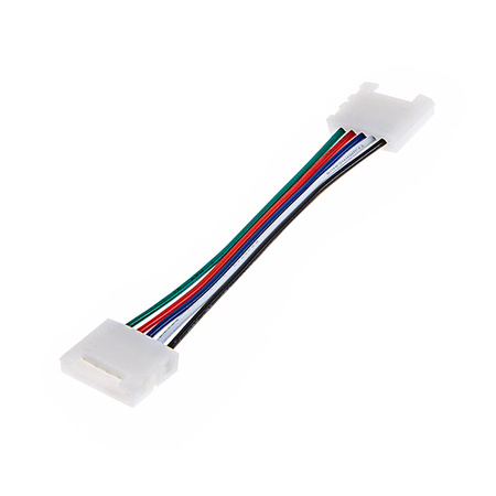RGB+W konektor LED PÁSKU 12mm OBOUSTRANNÁ 5PINOVÁ ZÁPADKA