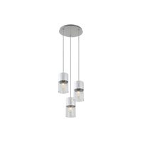 Stropní závěsné svítidlo E27 stříbrné Moderní Zelkova Rabalux